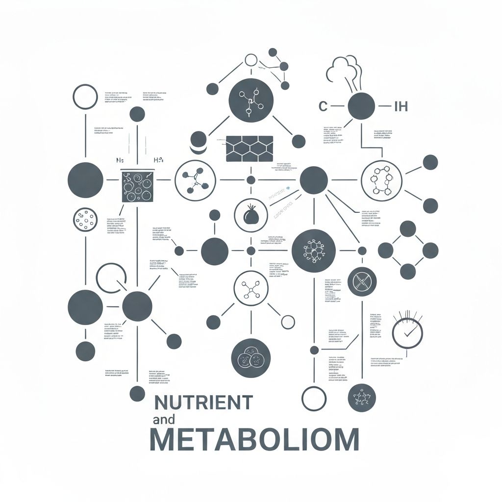 Scientific visualization of nutrients and metabolism